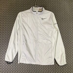 Nike Golf Sea Island Light Gray Active‎ Full Zip Light Weight Jacket Women's XL